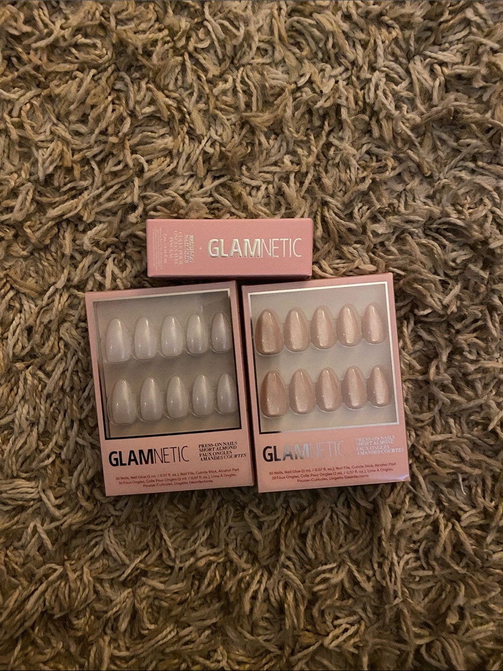 Glamnetic Press-On Nails Set — Nude & Blush Shades